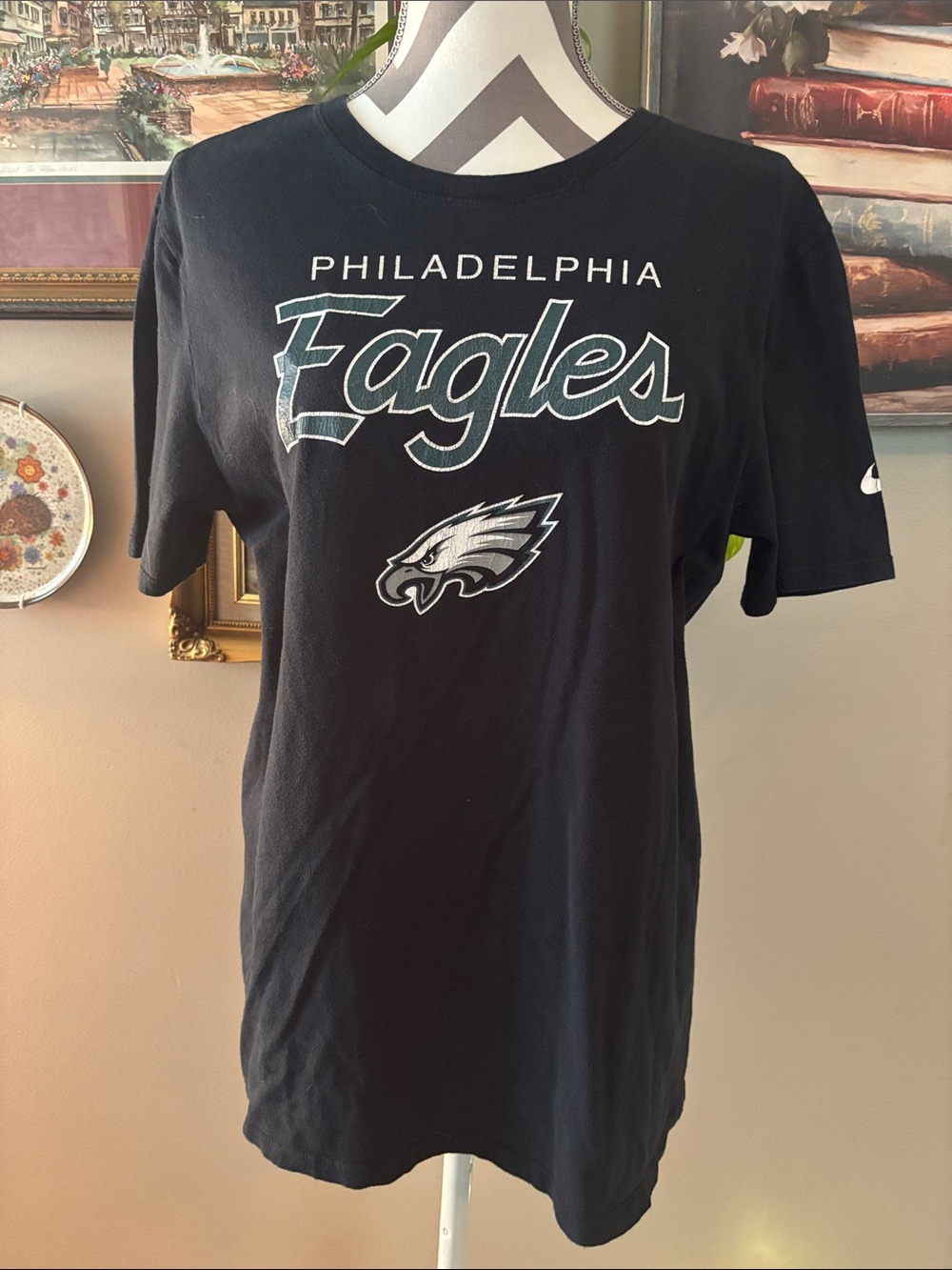 Nike Philadelphia Eagles Black Short Sleeve Graphic Tee
